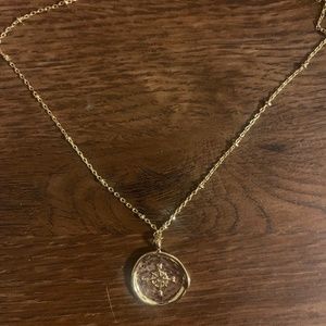 NWT Gorjana Compass Coin Necklace